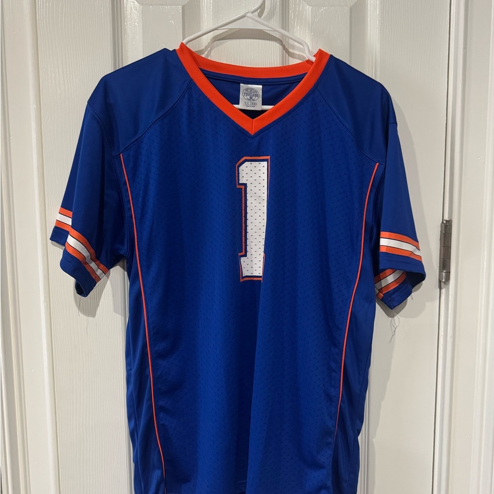 Rivalry Threads Blue and Orange Men's Jersey